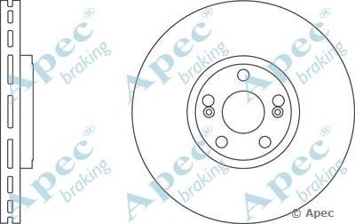 APEC BRAKING dsk2242 -  Тормозной диск